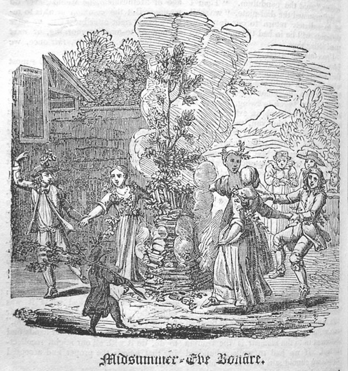 Midsummer-The Bonfire.