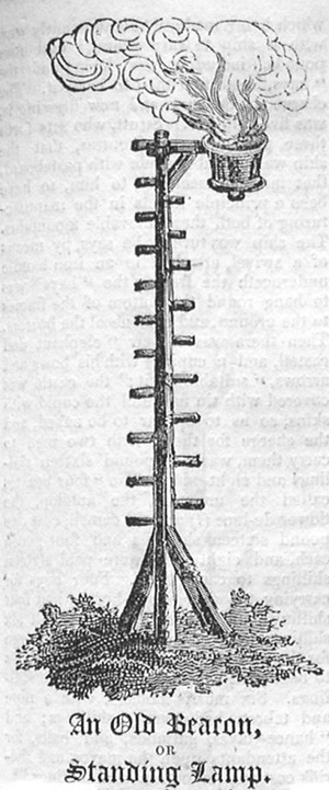 An Old Beacon, or Standing Lamp.