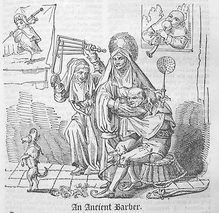 An Ancient Barber.