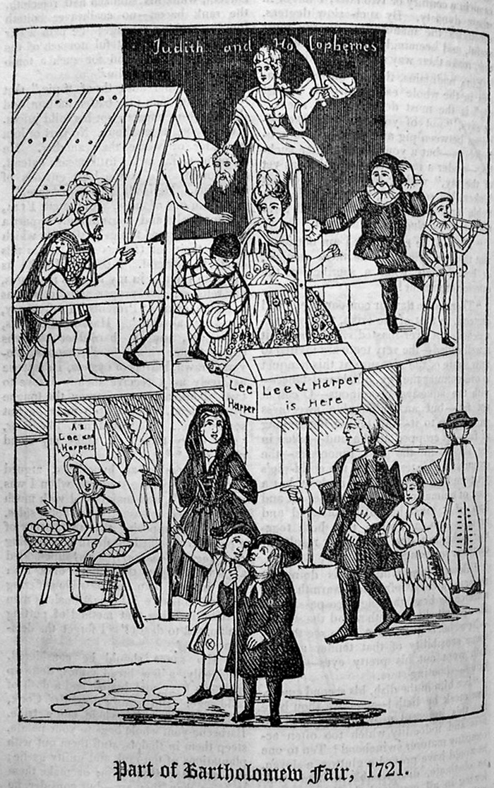 Part of Bartholomew Fair, 1721.